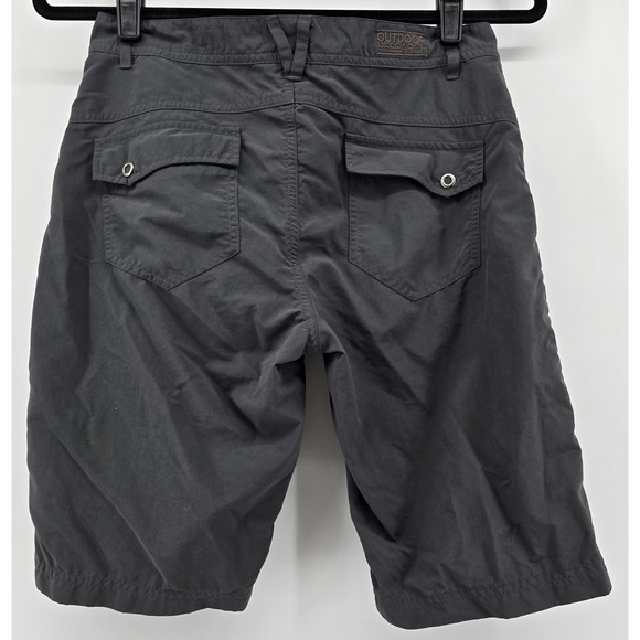 Outdoor Research Women Sz 2 Treadway Hiking Shorts Gray Nylon 50+ UPF Gorpcore - Picture 2 of 10